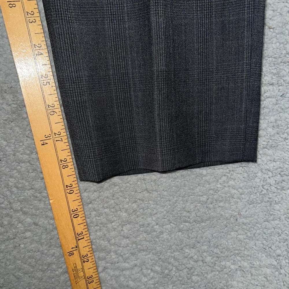 Brooks Brothers Milano Fit Pants Men's Sz W36 (36x 29) Gray Plaid 1865 Reda Wool - Picture 10 of 11
